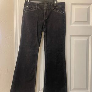 WHBM black trouser leg Jean